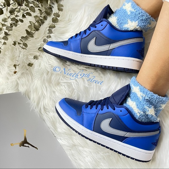 Nike Jordan 1 Low Blue Game Royal PRICE FIRM - Picture 4 of 15
